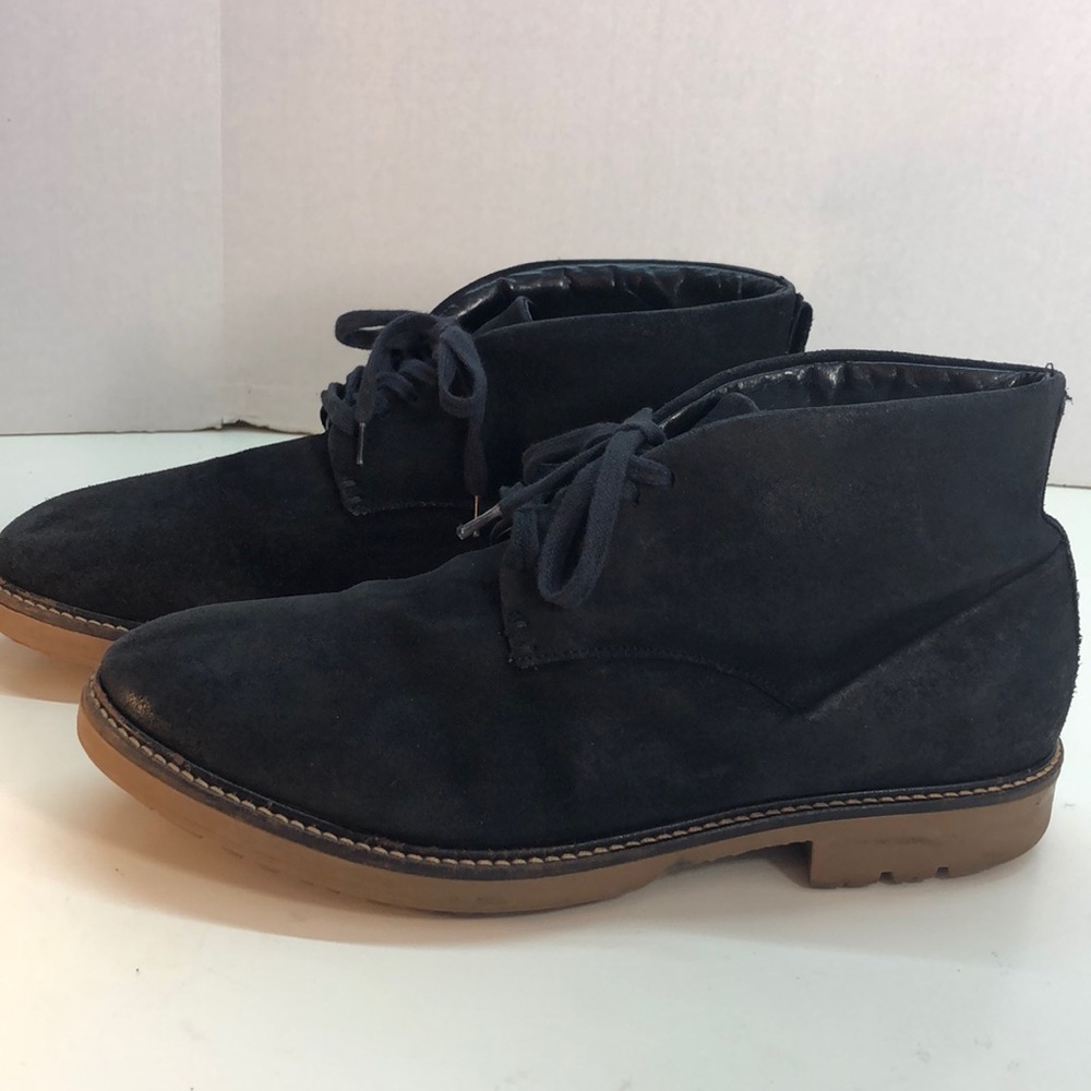 Zara Man Black Suede Boots Size 44 (US 11) - Picture 3 of 8